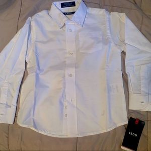 IZOD White Long Sleeve dress shirt